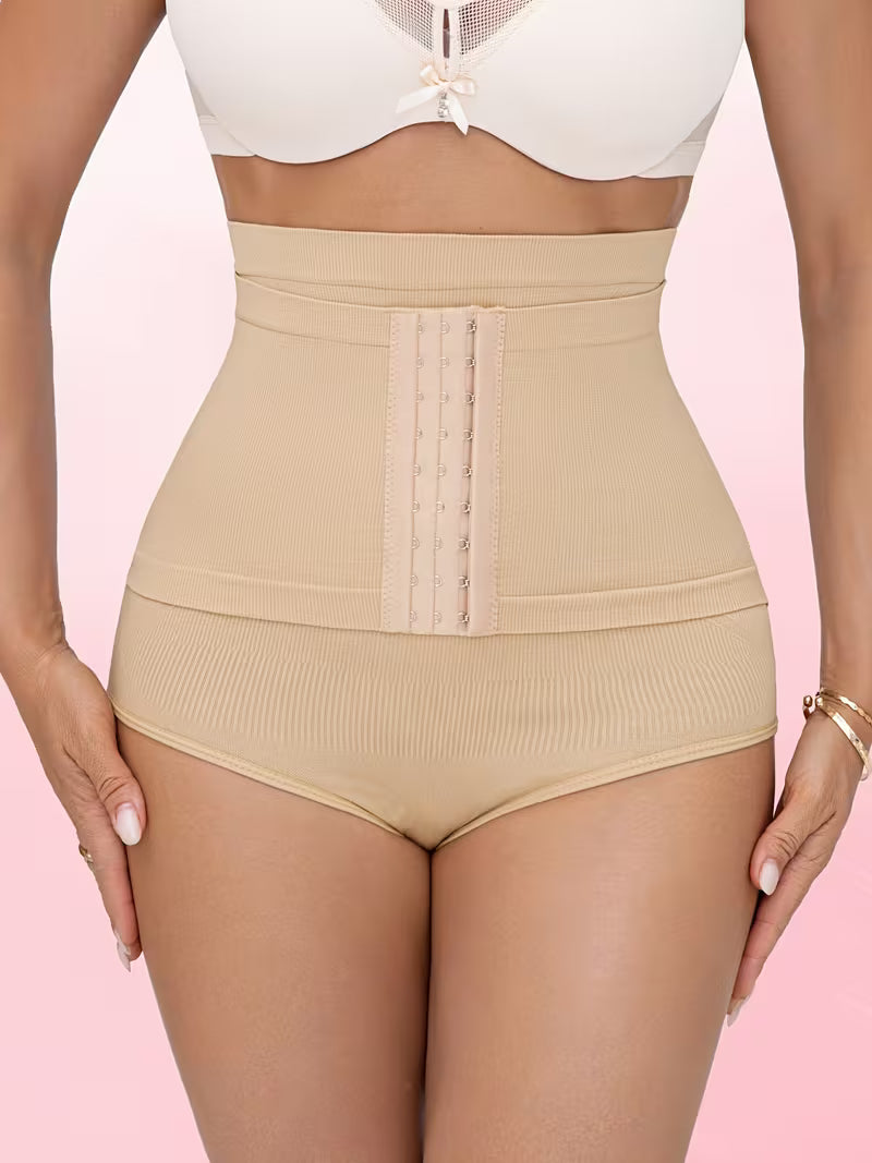 Culotte gainante taille haute à ceinture ajustable