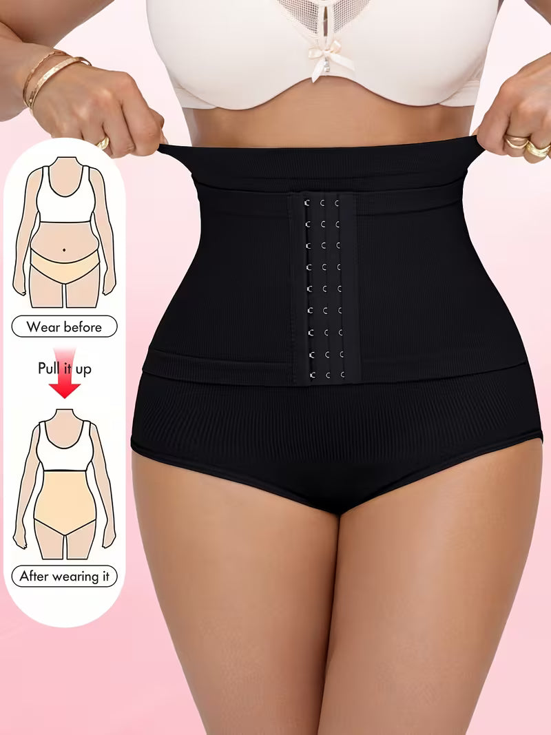Culotte gainante taille haute à ceinture ajustable