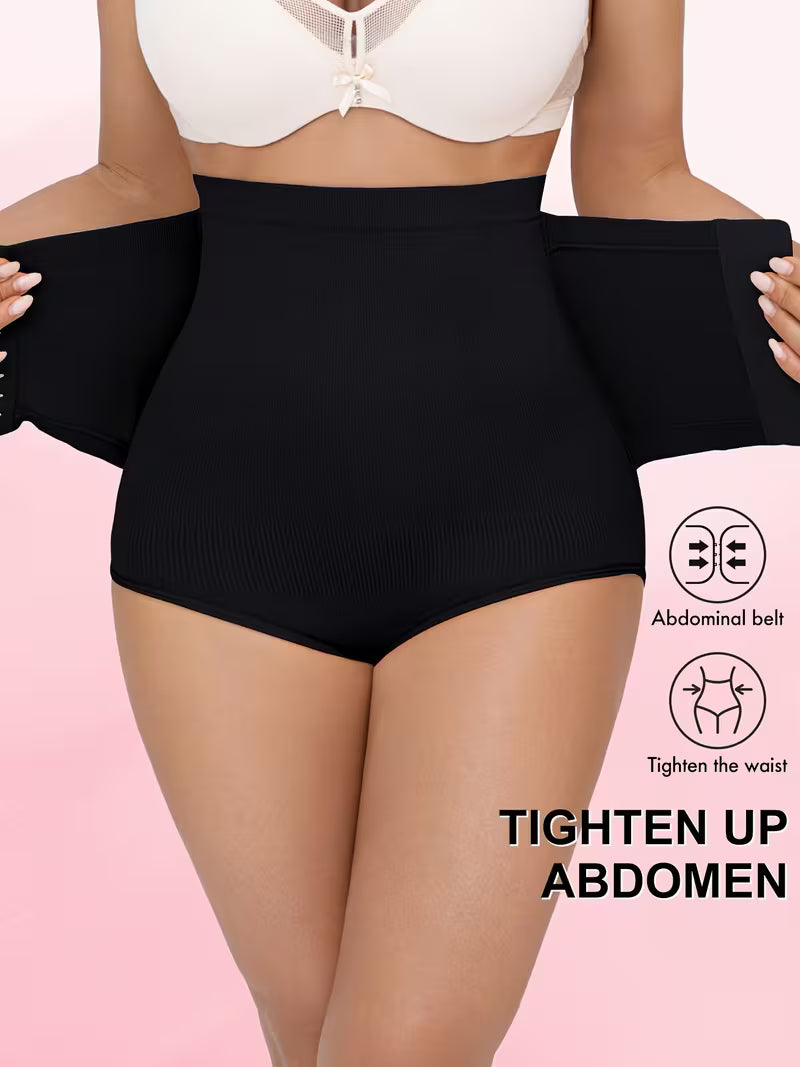 Culotte gainante taille haute à ceinture ajustable