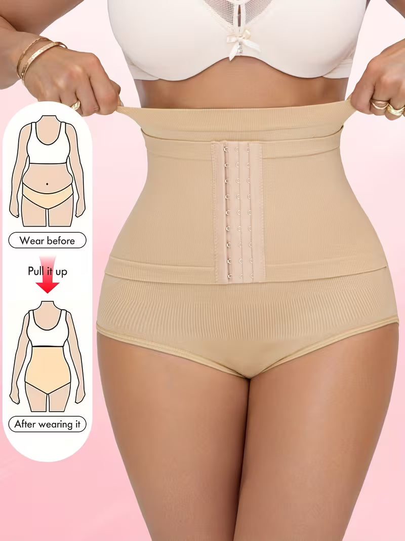 Culotte gainante taille haute à ceinture ajustable