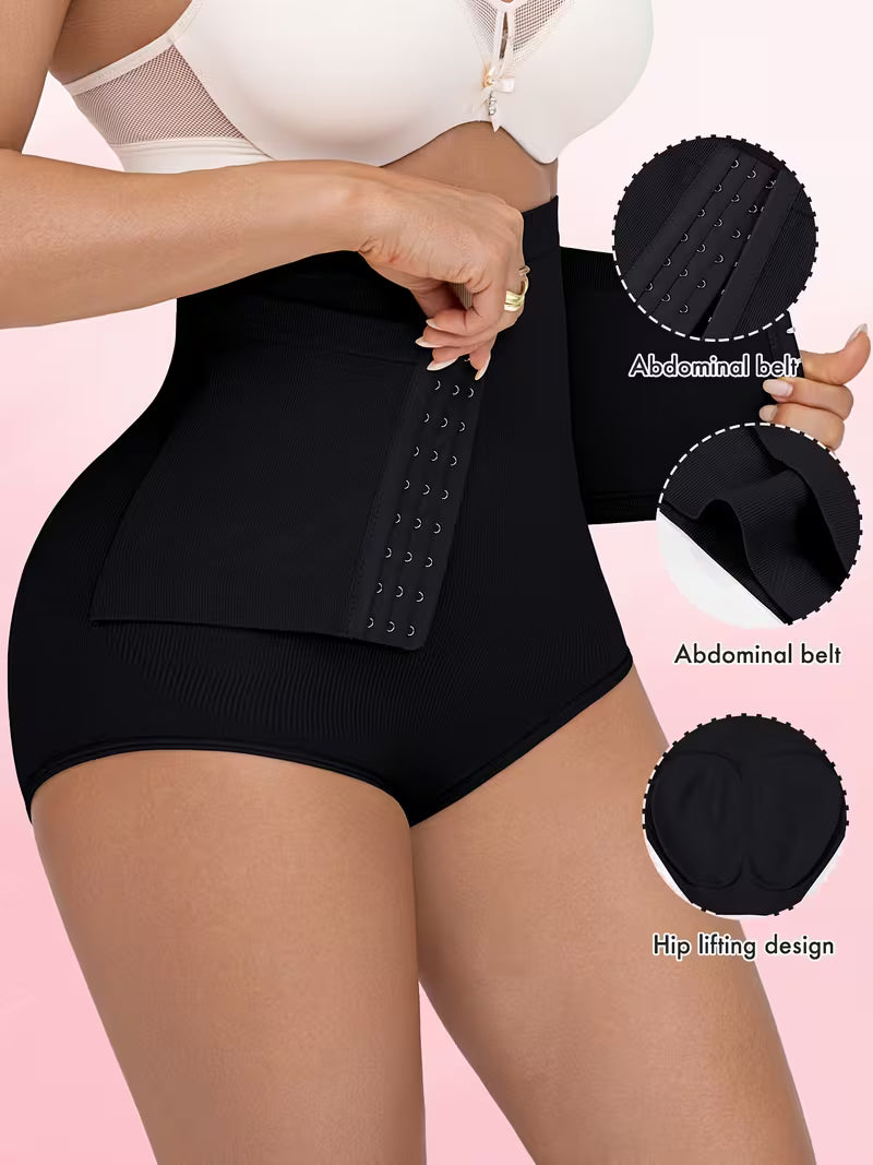 Culotte gainante taille haute à ceinture ajustable